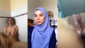 Pap Omek Hijab Aisyah Malay Punya Masih Sempit Gini